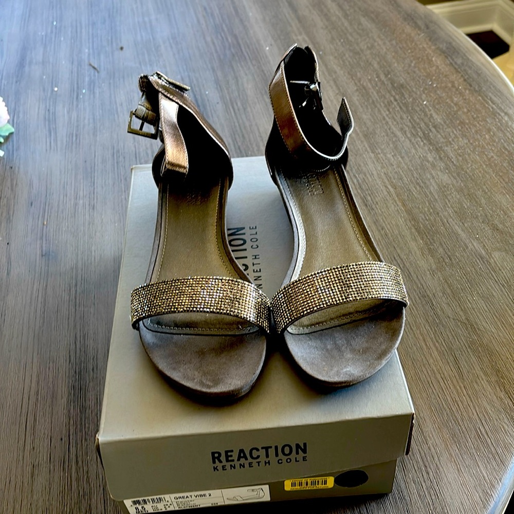 Pewter sandal